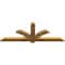 Ekena Millwork Redmond Rough Sawn Timber Gable Bracket, Western Red Cedar, 60"W x 22"H x 2"D x 4"F, 9/12 Pitch GBW060X22X0204RED00RWR - alternate 5
